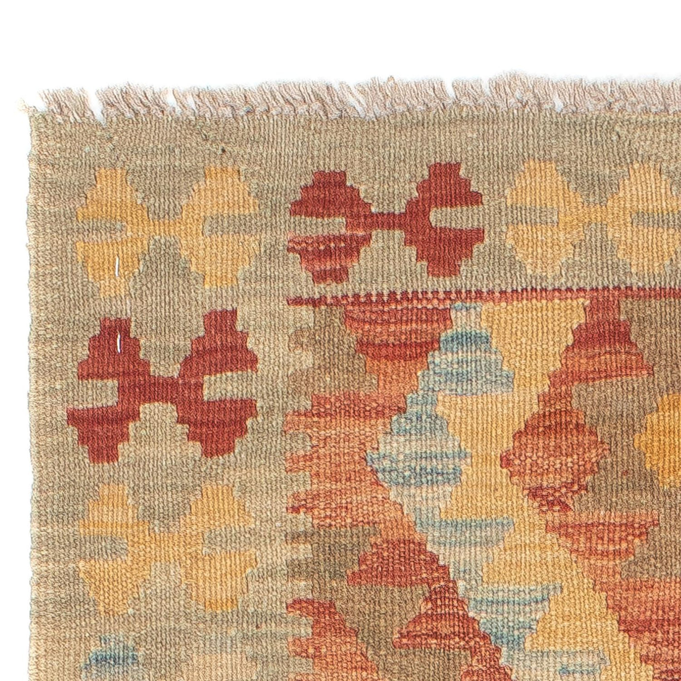Kilim Maimana Tapijt 199x64cm - Wollen tapijt