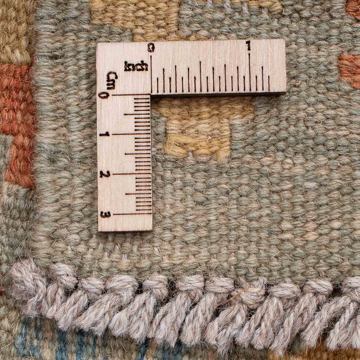 Loper Kelim tapijt - Splash - 199 x 64 cm - veelkleurig