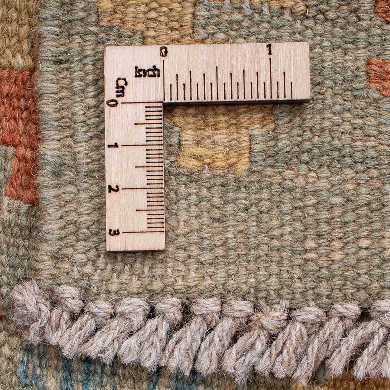 Loper Kelim tapijt - Splash - 199 x 64 cm - veelkleurig