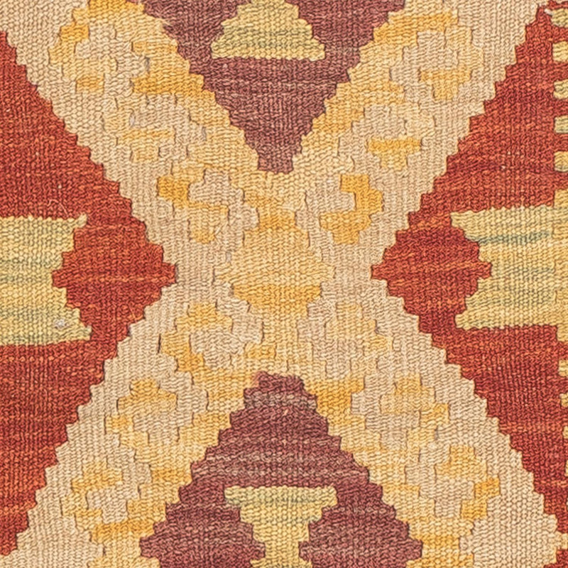 Loper Kelim tapijt - Splash - 152 x 61 cm - veelkleurig