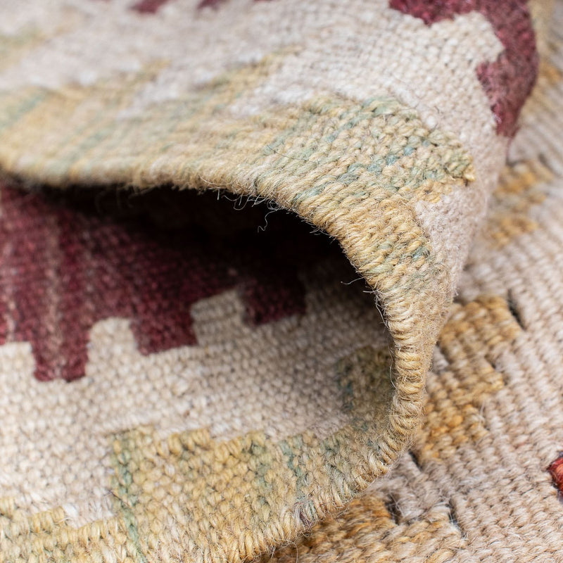 Loper Kelim tapijt - Splash - 152 x 61 cm - veelkleurig