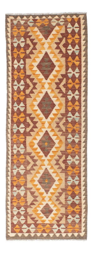 Loper Kelim tapijt - Oosters - 194 x 63 cm - beige