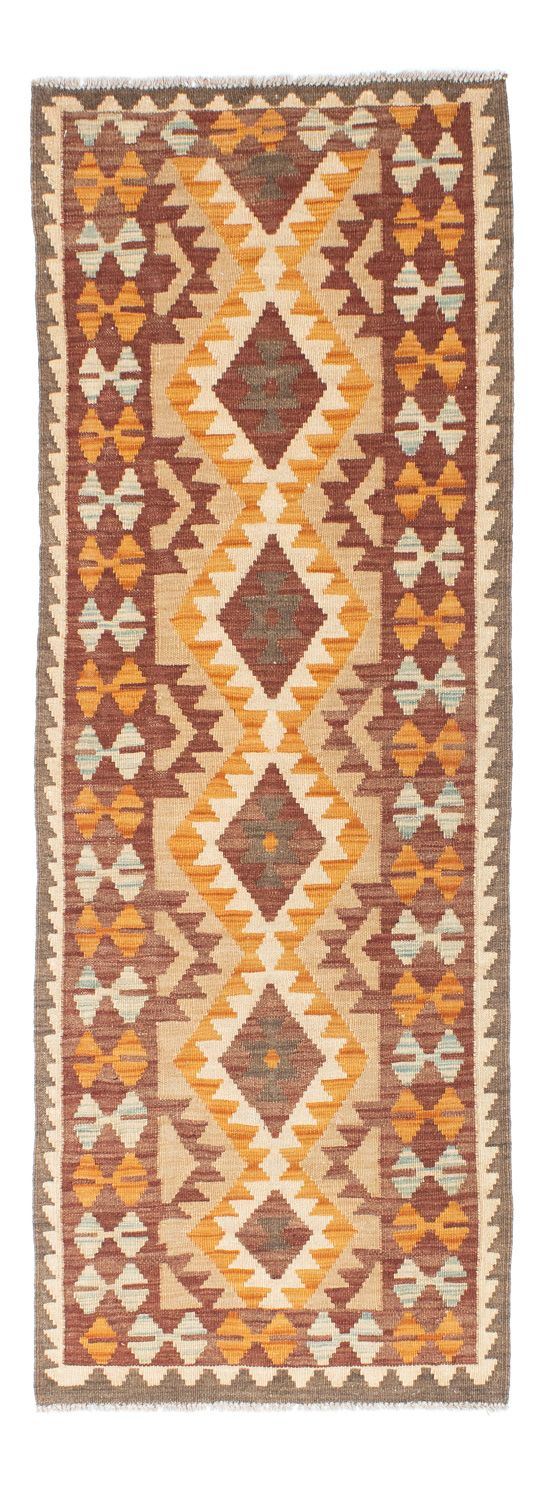 Loper Kelim tapijt - Oosters - 194 x 63 cm - beige