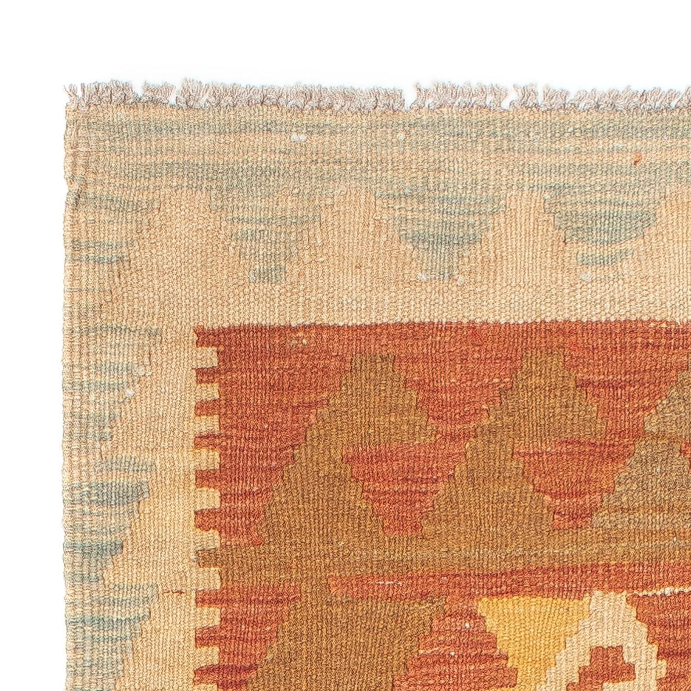 Kilim Maimana Tapijt 200x60cm - Wollen tapijt
