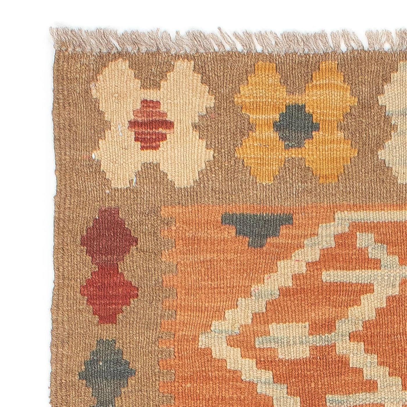Kilim Maimana Tapijt 200x62cm - Wollen tapijt