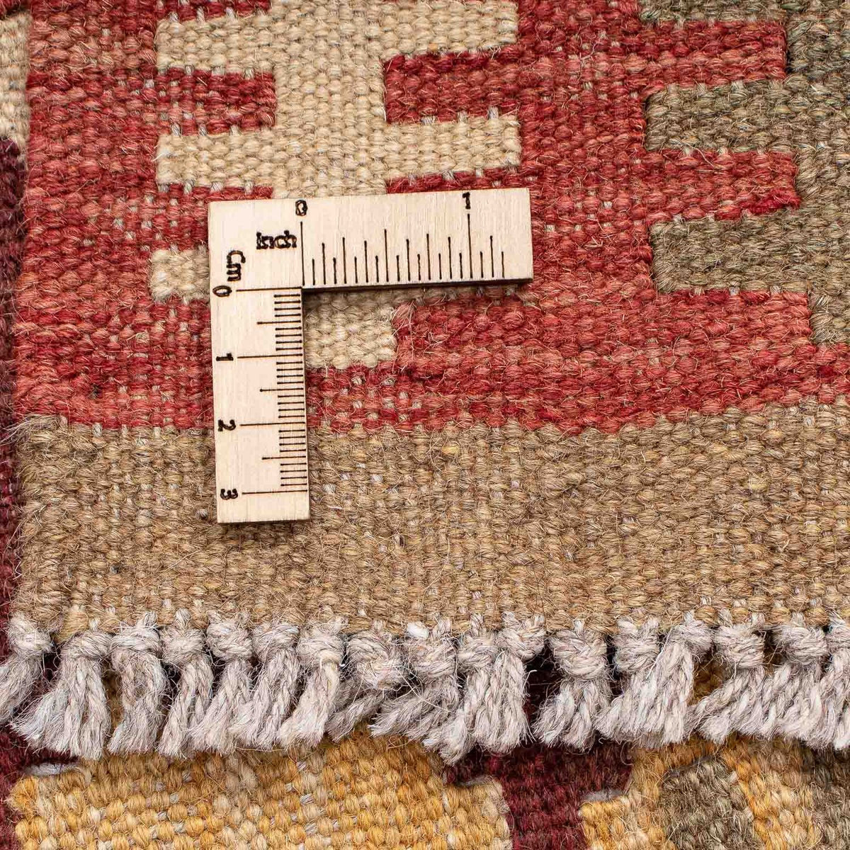 Loper Kelim tapijt - Splash - 205 x 64 cm - veelkleurig