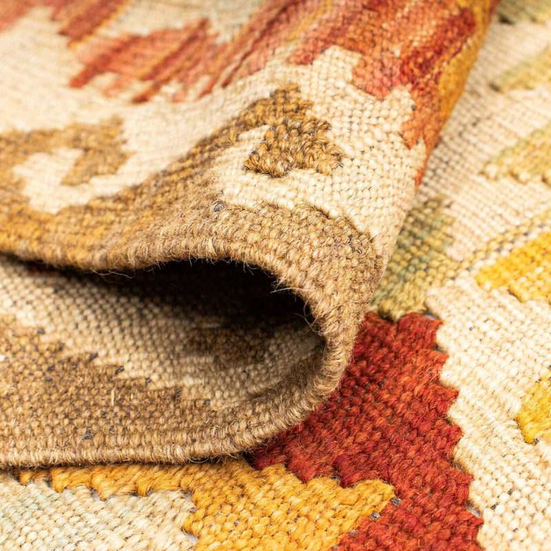 Loper Kelim tapijt - Oosters - 198 x 73 cm - beige