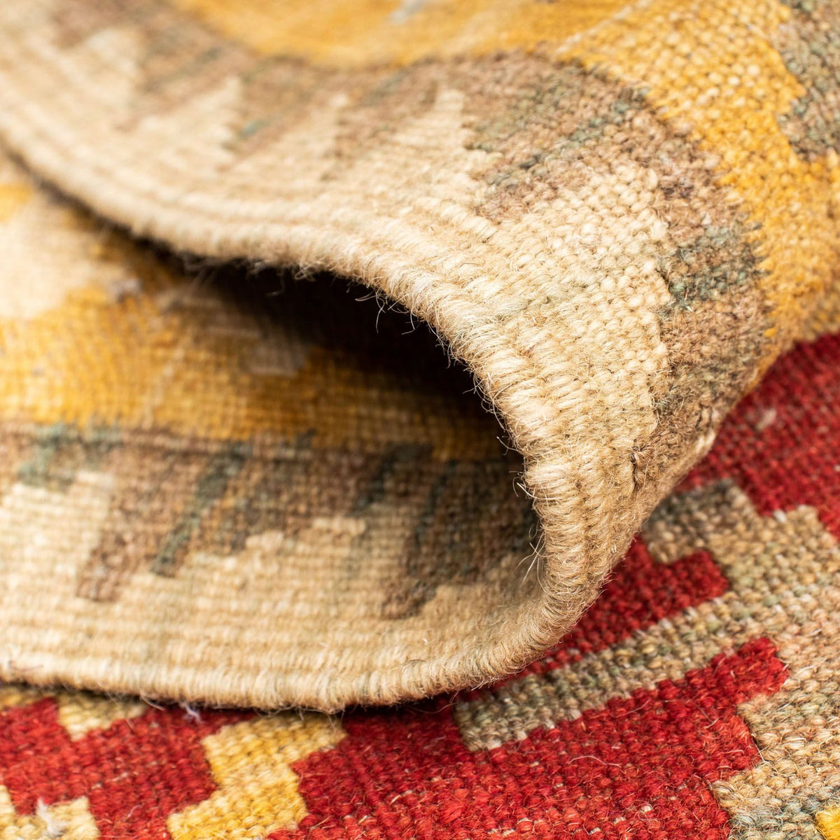 Loper Kelim tapijt - Oosters - 203 x 71 cm - rood