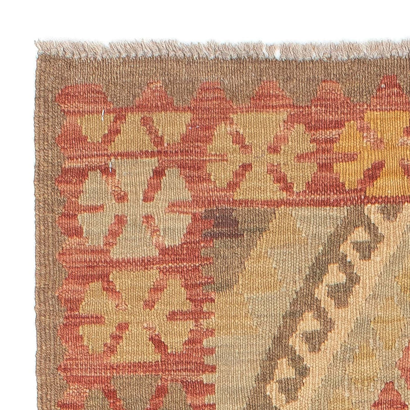 Loper Kelim tapijt - Splash - 205 x 66 cm - veelkleurig