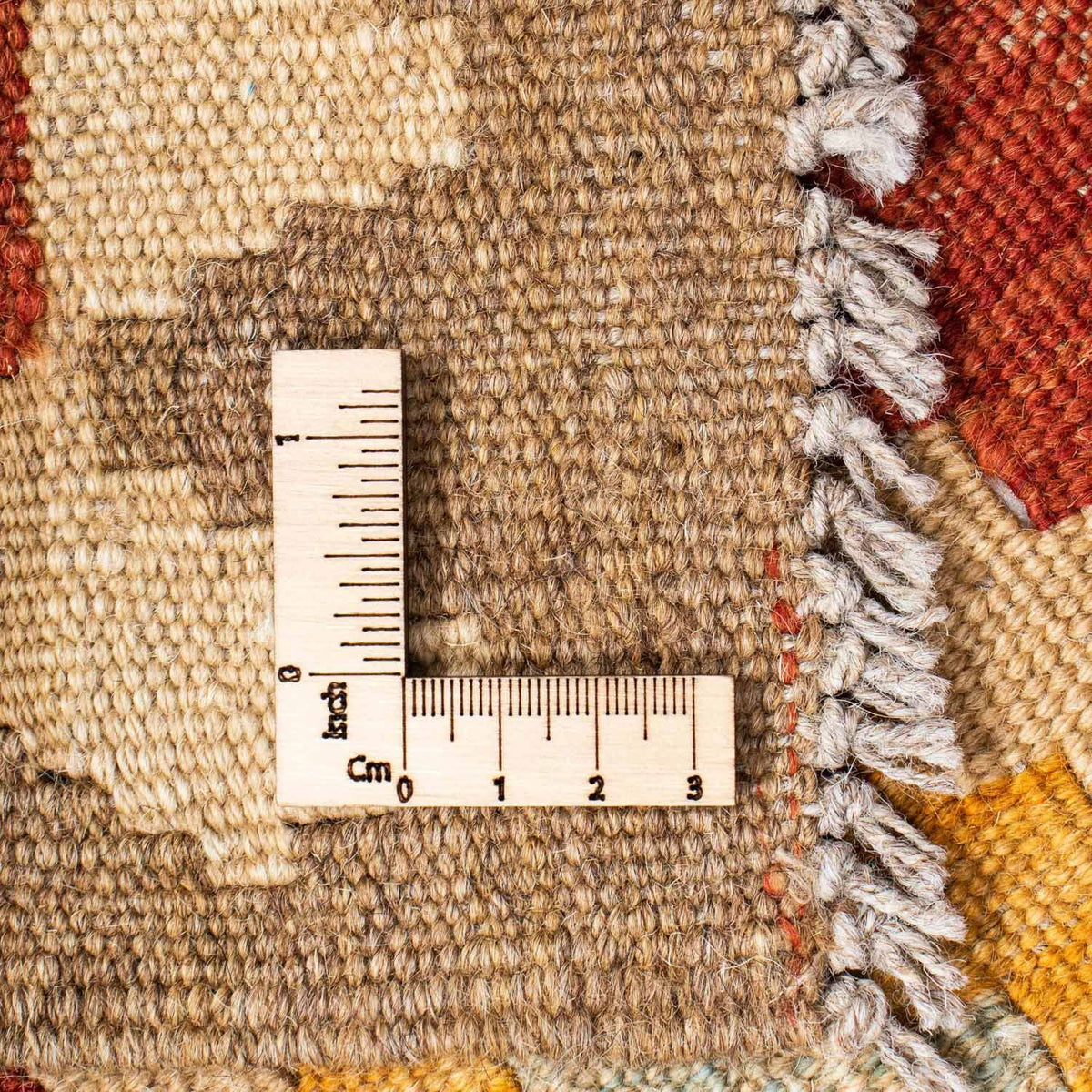 Loper Kelim tapijt - Oosters - 197 x 70 cm - beige