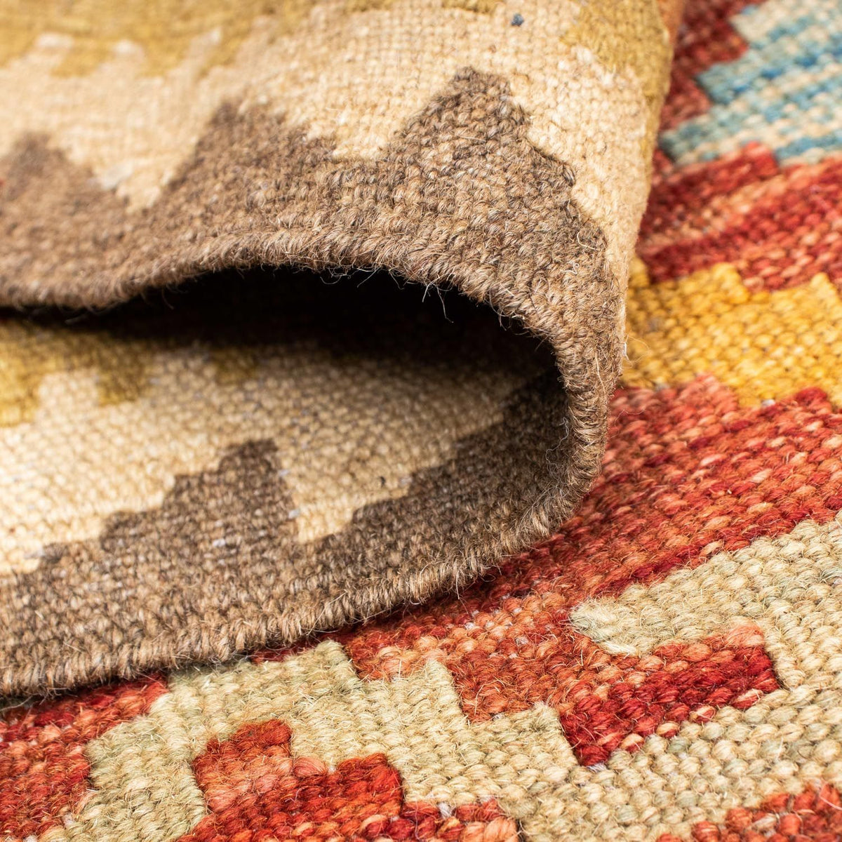 Loper Kelim tapijt - Oosters - 189 x 70 cm - veelkleurig