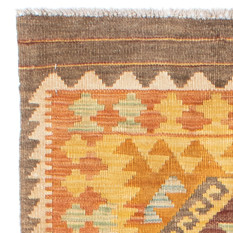 Loper Kelim tapijt - Oosters - 209 x 71 cm - goud