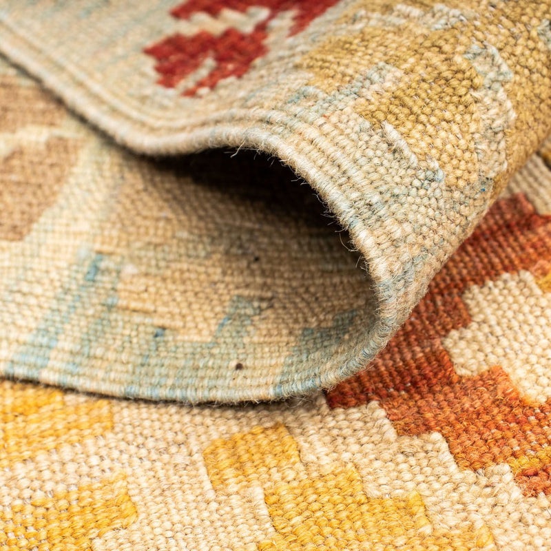 Loper Kelim tapijt - Oosters - 203 x 70 cm - beige