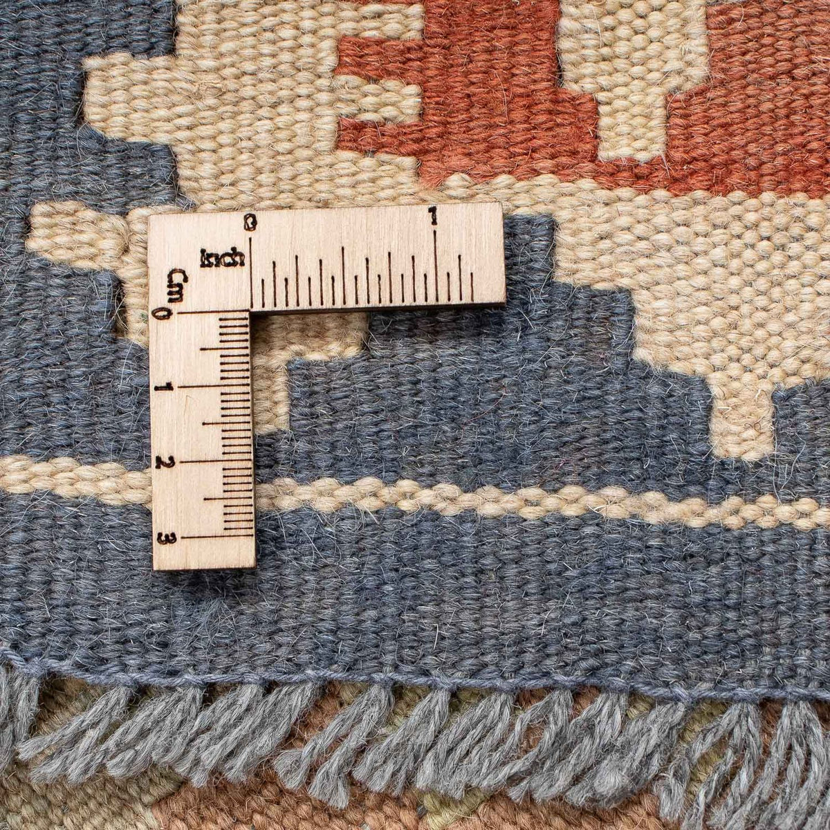 Loper Kelim tapijt - Splash - 198 x 60 cm - veelkleurig