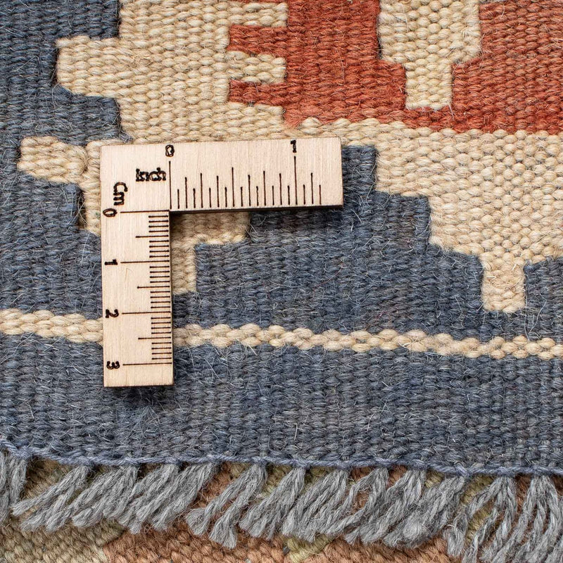 Loper Kelim tapijt - Splash - 198 x 60 cm - veelkleurig