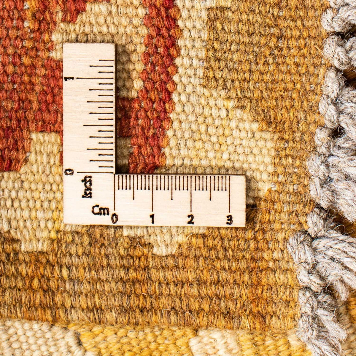 Loper Kelim tapijt - Oosters - 206 x 67 cm - lichtbruin