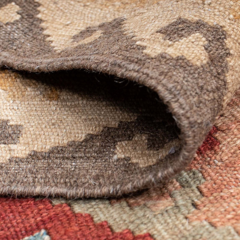 Loper Kelim tapijt - Splash - 202 x 64 cm - veelkleurig