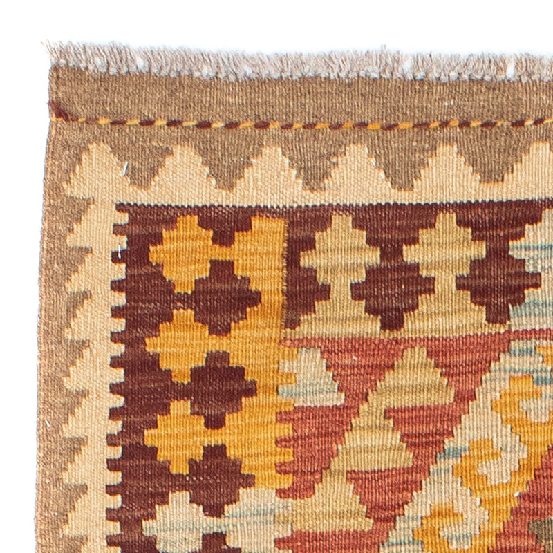 Loper Kelim tapijt - Oosters - 199 x 67 cm - lichtbruin