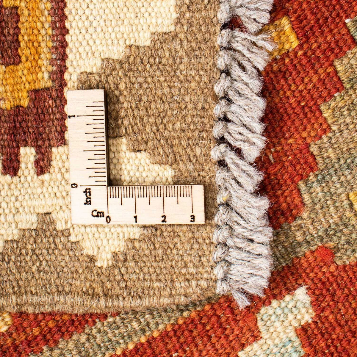 Loper Kelim tapijt - Oosters - 210 x 72 cm - lichtbruin