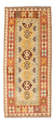 Loper Kelim tapijt - Oosters - 195 x 74 cm - beige