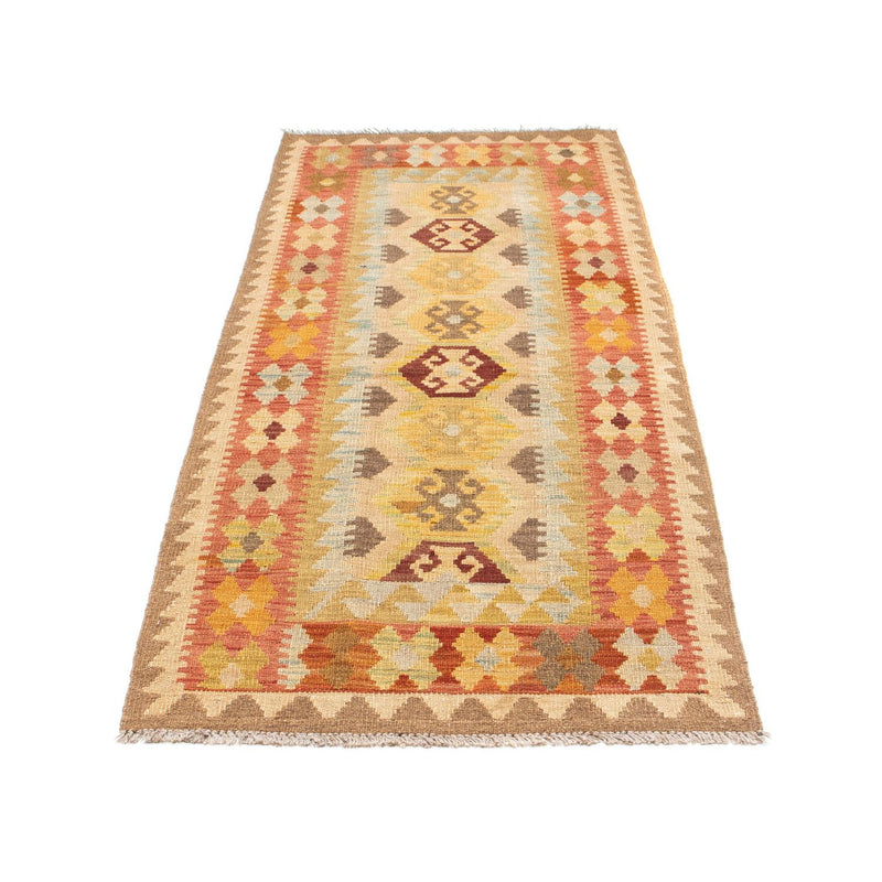 Loper Kelim tapijt - Oosters - 195 x 74 cm - beige