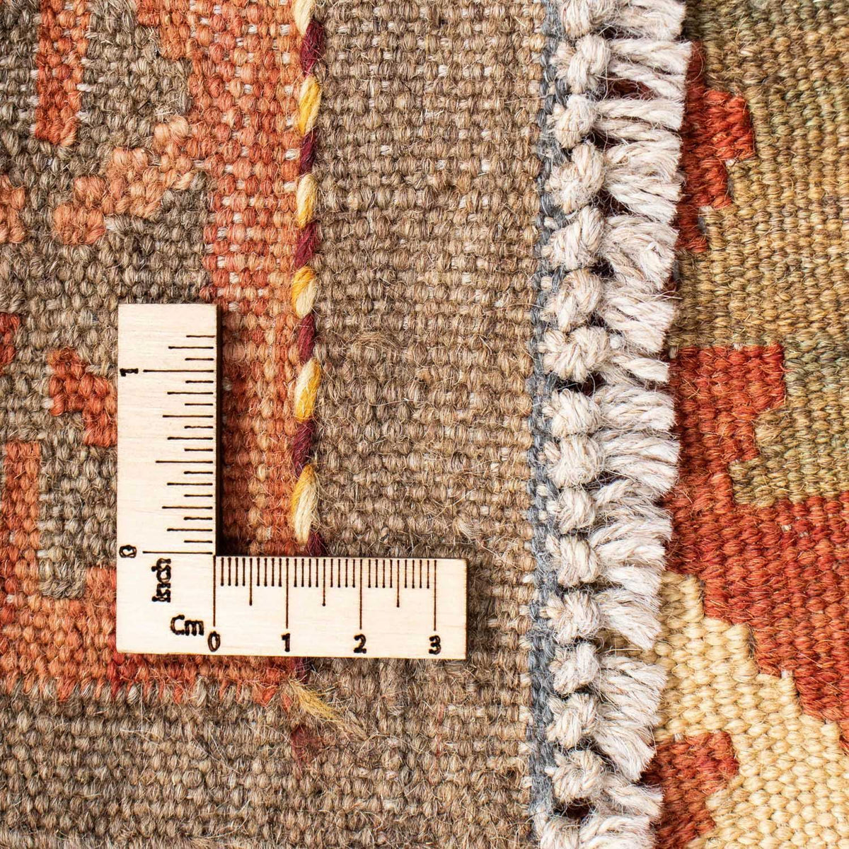 Loper Kelim tapijt - Oosters - 204 x 71 cm - beige