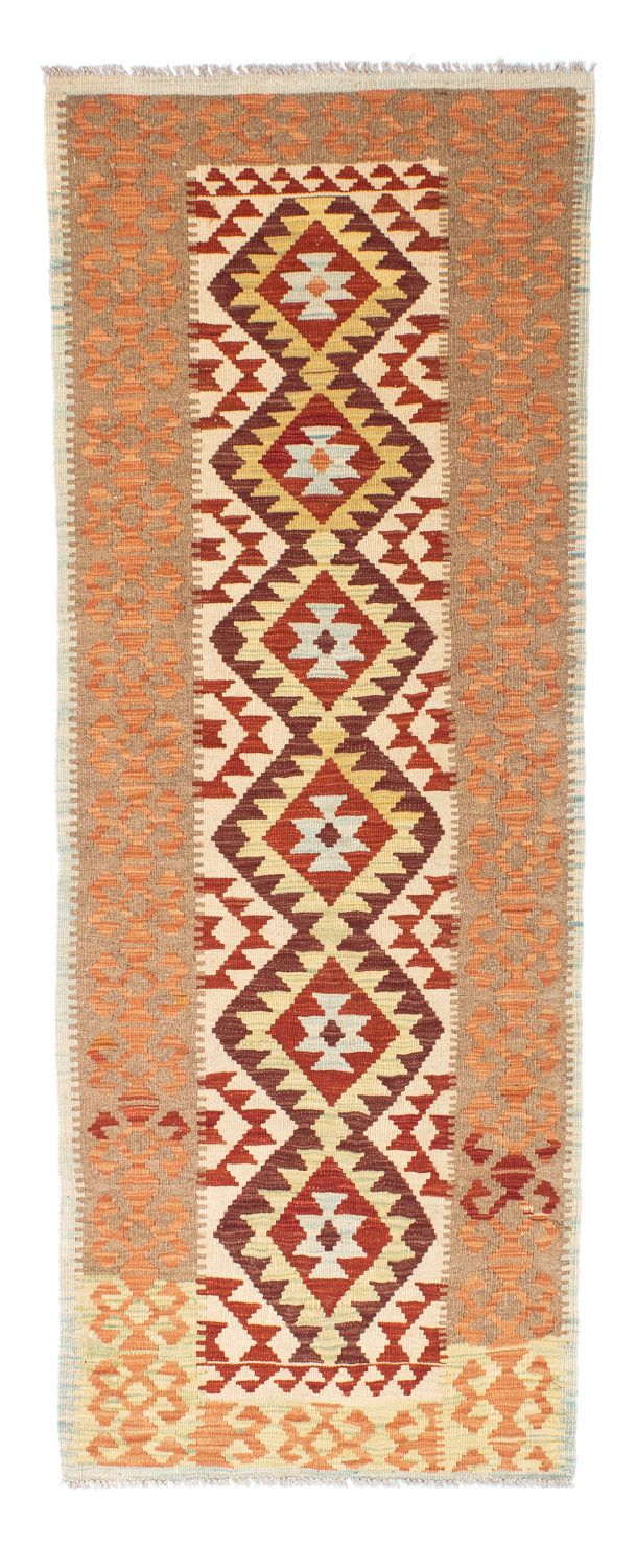Loper Kelim tapijt - Oosters - 199 x 77 cm - beige
