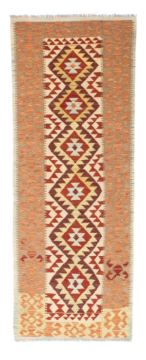 Loper Kelim tapijt - Oosters - 199 x 77 cm - beige