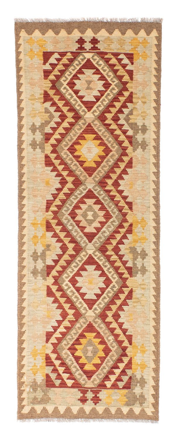 Loper Kelim tapijt - Oosters - 198 x 73 cm - beige