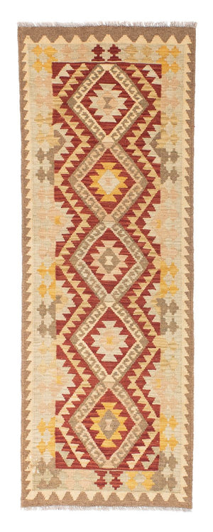 Loper Kelim tapijt - Oosters - 198 x 73 cm - beige