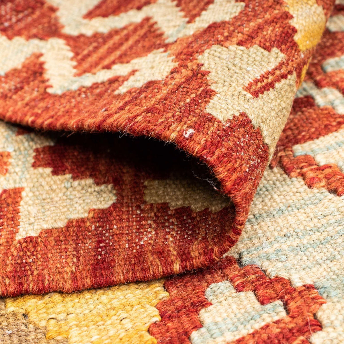 Loper Kelim tapijt - Oosters - 187 x 71 cm - roest