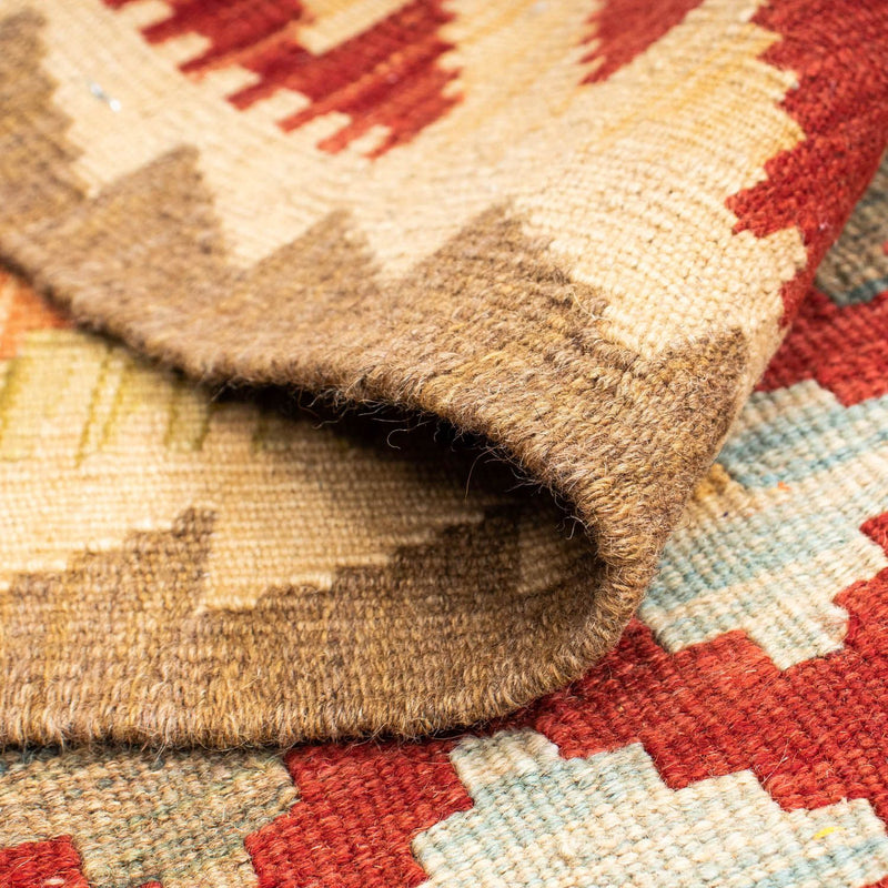 Loper Kelim tapijt - Oosters - 195 x 74 cm - roest