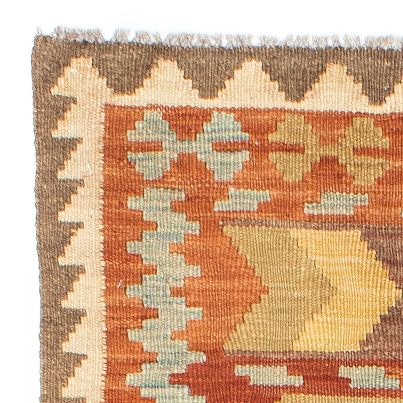 Loper Kelim tapijt - Oosters - 195 x 75 cm - oranje