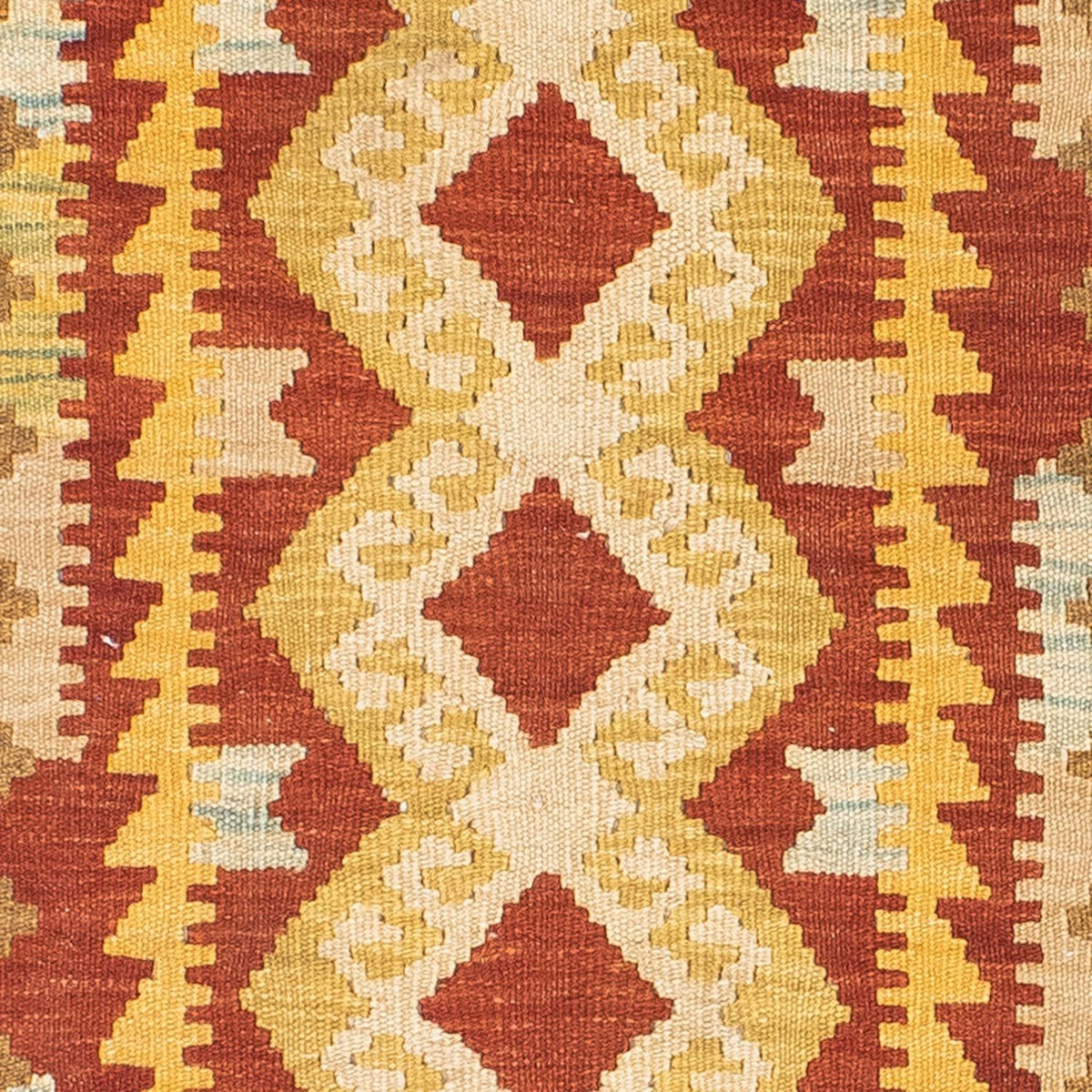 Loper Kelim tapijt - Oosters - 202 x 70 cm - beige