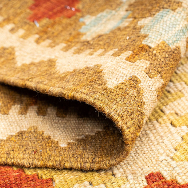 Loper Kelim tapijt - Oosters - 202 x 70 cm - beige