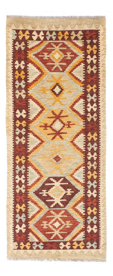 Loper Kelim tapijt - Oosters - 198 x 75 cm - beige