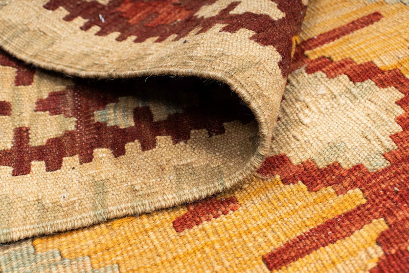 Loper Kelim tapijt - Oosters - 198 x 75 cm - beige