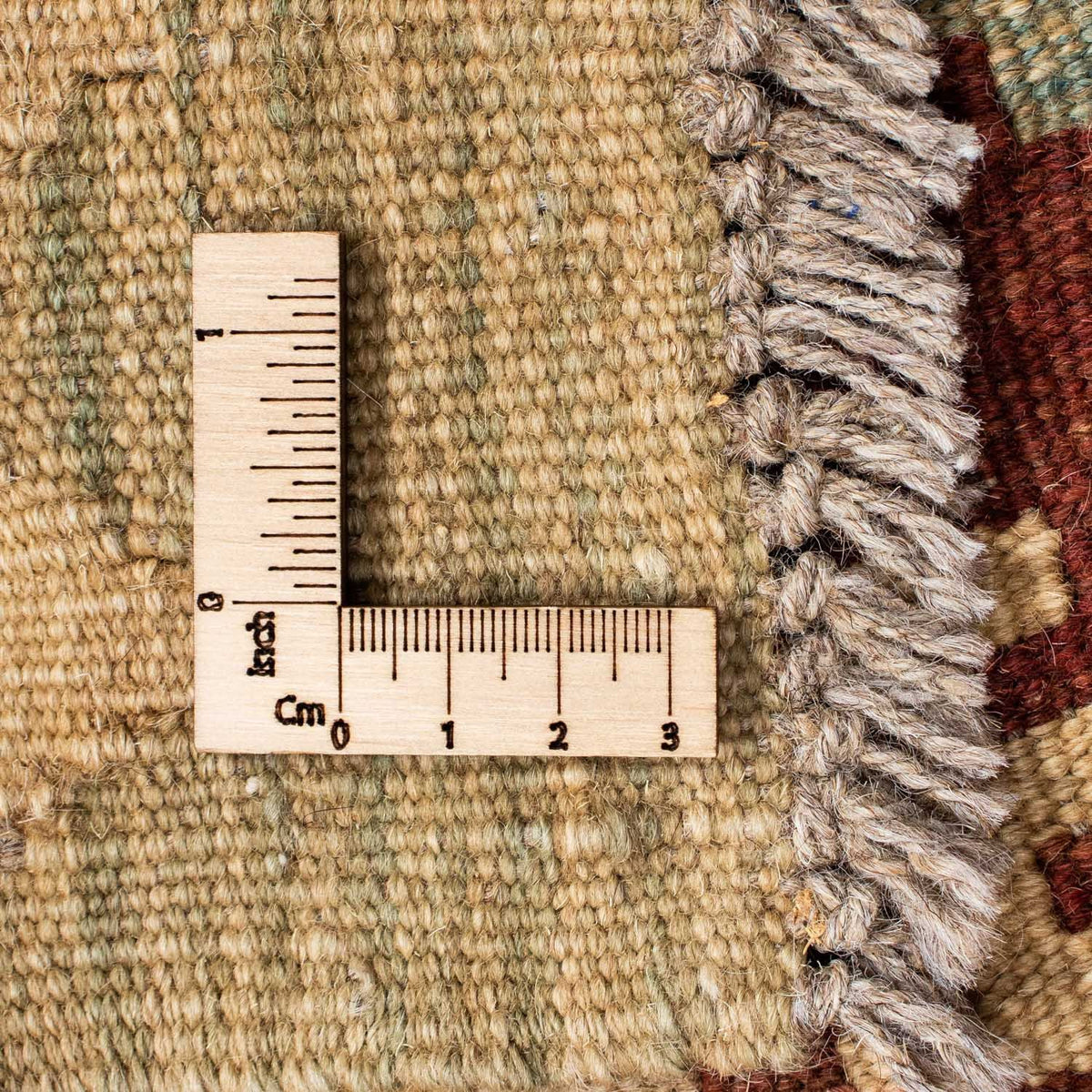 Loper Kelim tapijt - Oosters - 198 x 75 cm - beige