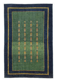 Gabbeh tapijt - Perzisch - 184 x 122 cm - groen