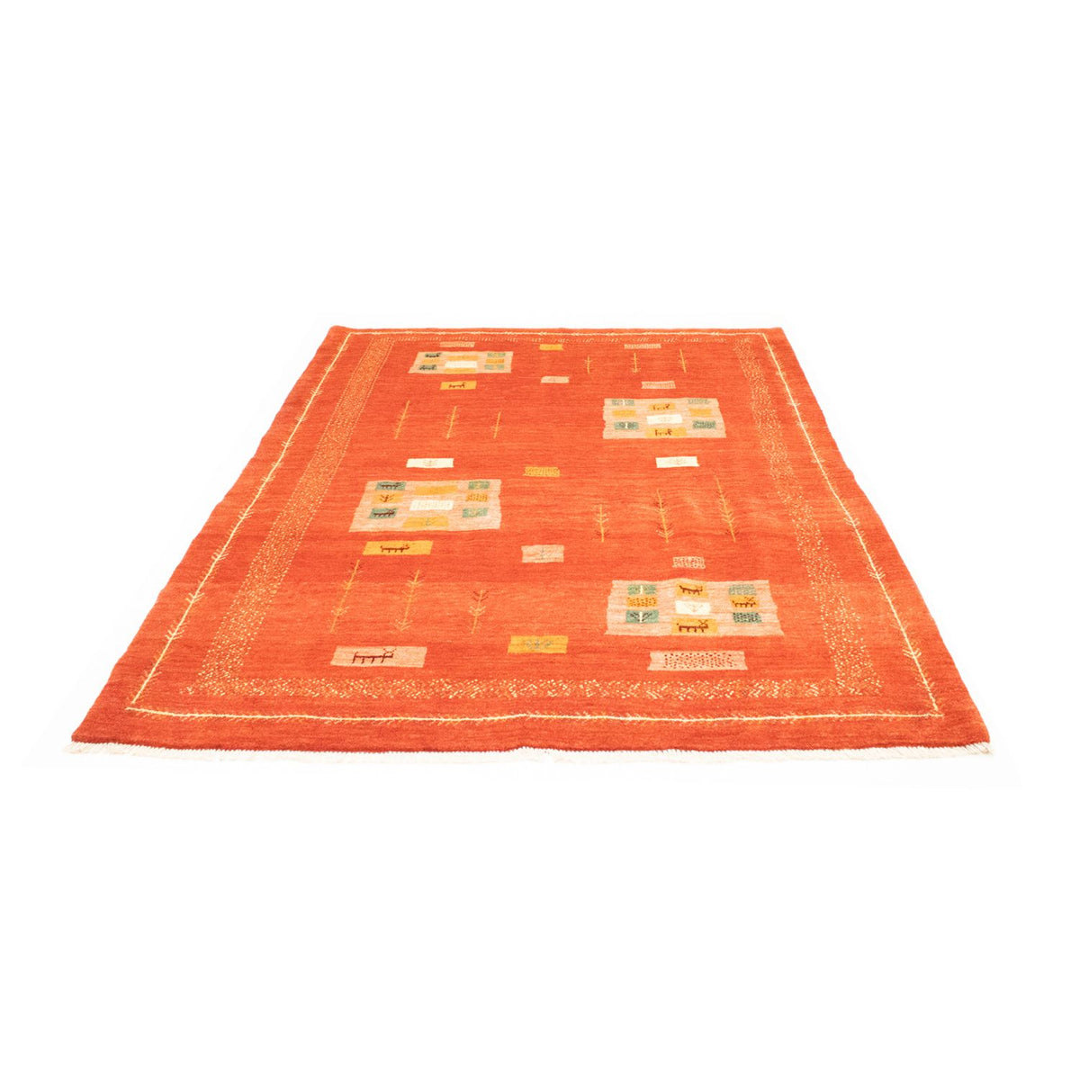 Gabbeh tapijt - Perzisch - 230 x 180 cm - rood