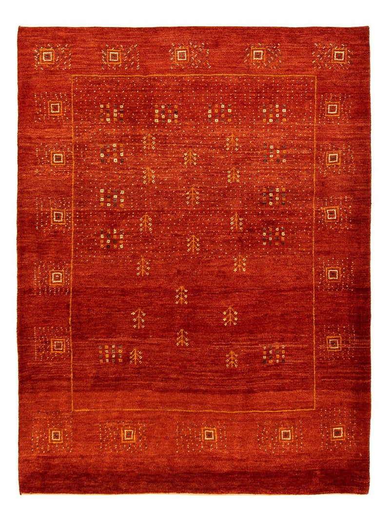 Gabbeh Tapijt - Loribaft Perzisch - 202 x 152 cm - donkerrood