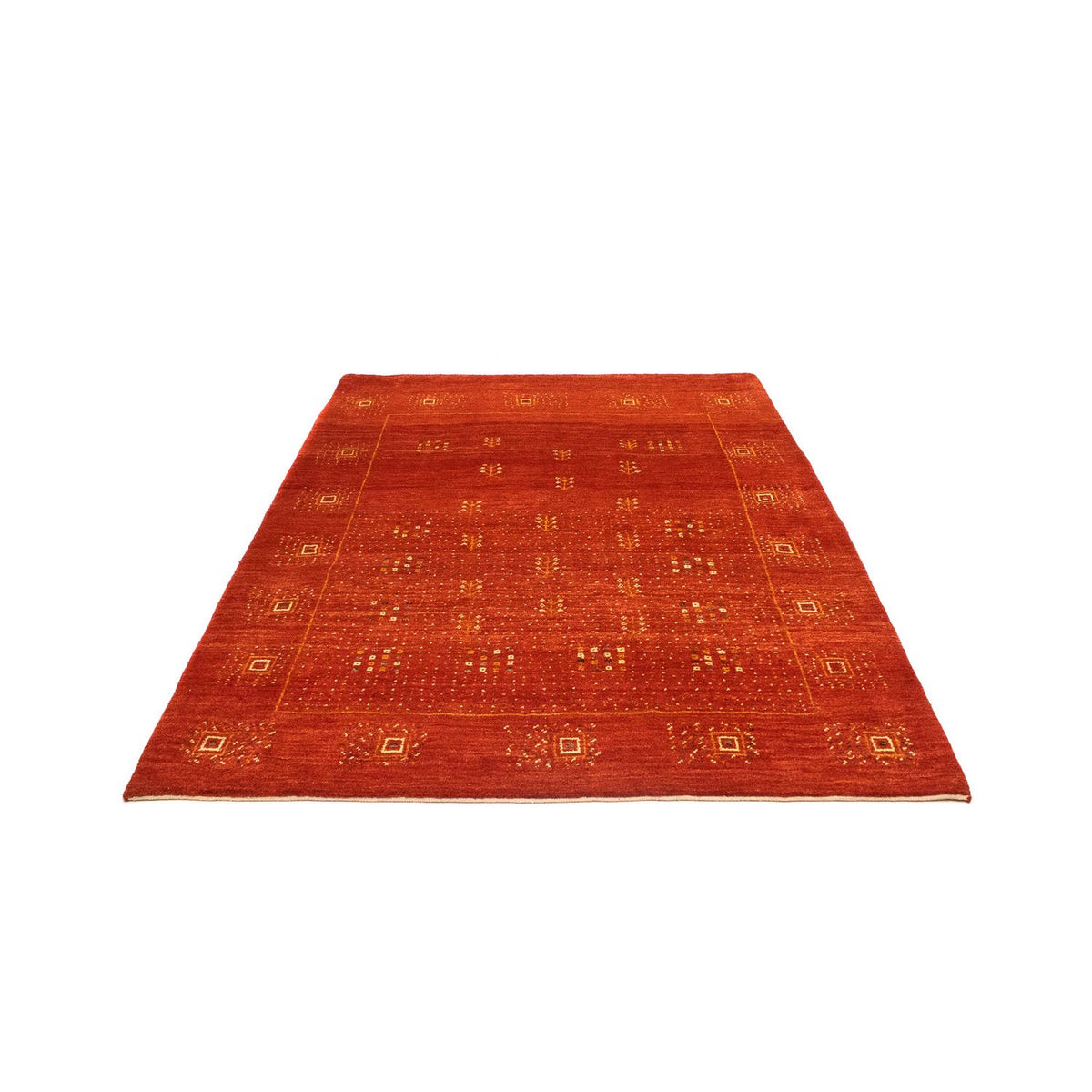Gabbeh Tapijt - Loribaft Perzisch - 202 x 152 cm - donkerrood