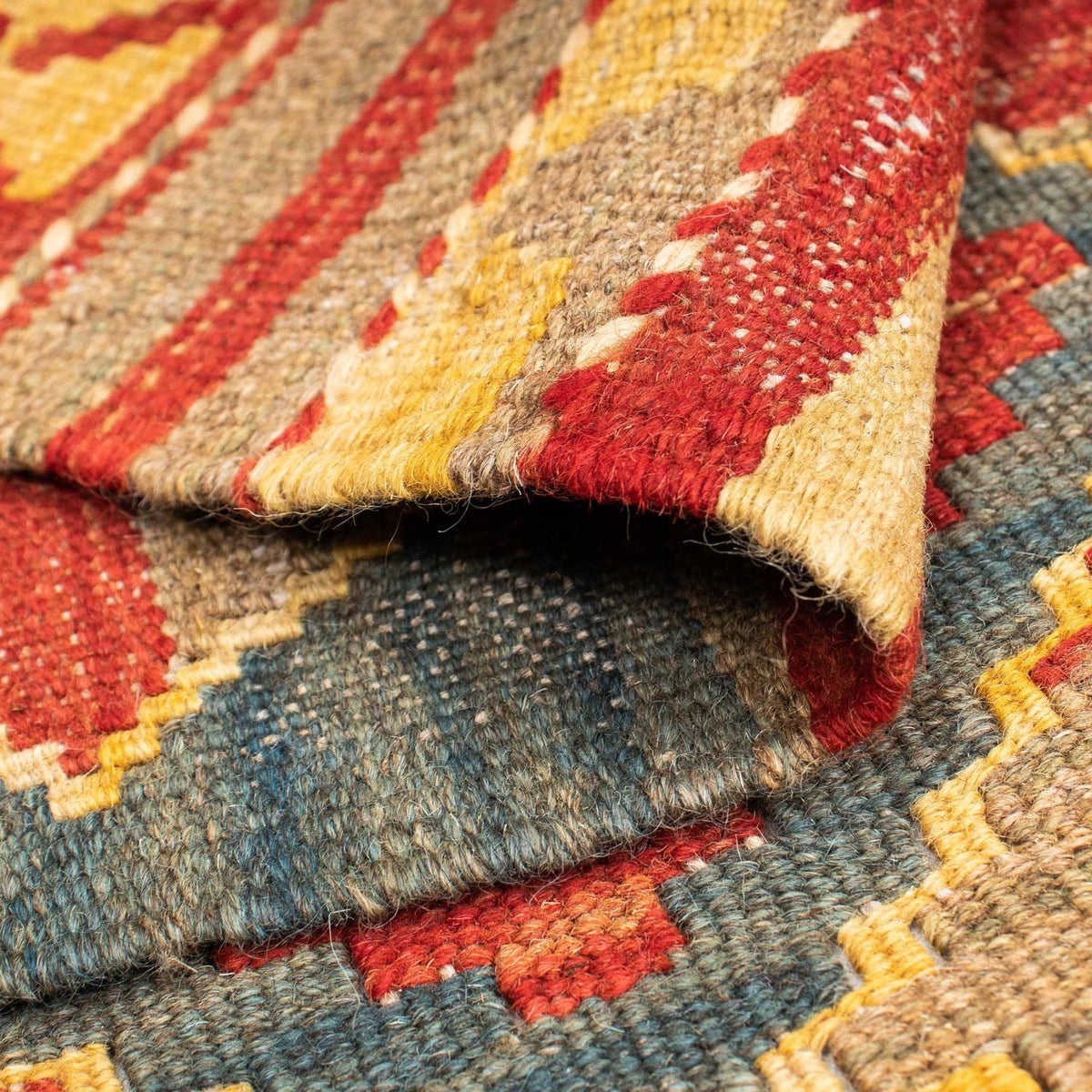 Loper Kelim tapijt - Oosters - 201 x 72 cm - veelkleurig