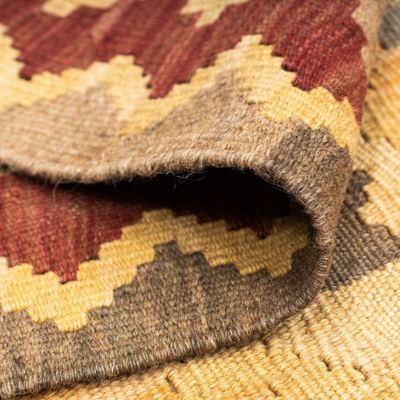 Loper Kelim tapijt - Oosters - 195 x 79 cm - bruin