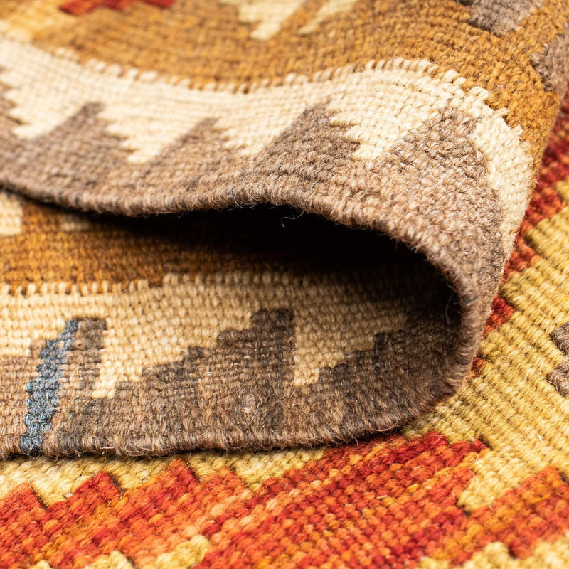 Loper Kelim tapijt - Oosters - 194 x 67 cm - roest