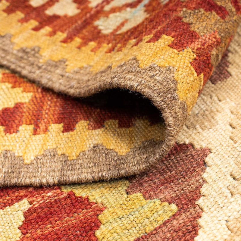 Loper Kelim tapijt - Oosters - 210 x 68 cm - beige