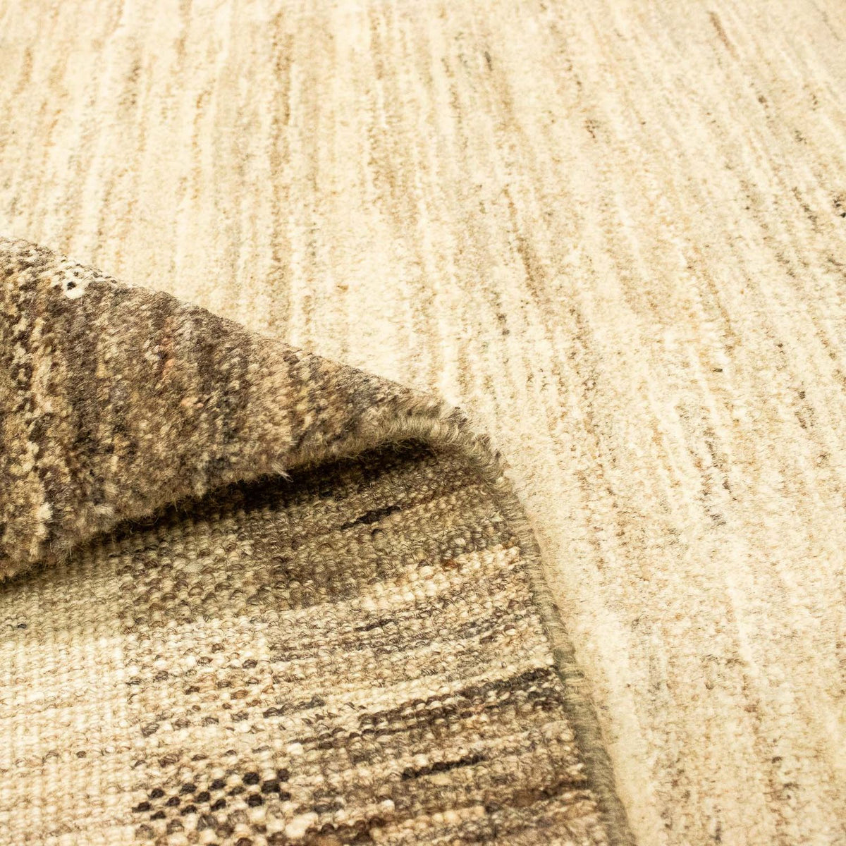 Gabbeh tapijt - Indus - 153 x 123 cm - lichtbruin