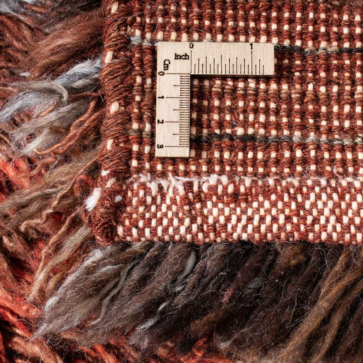 Hoogpolig tapijt - 255 x 173 cm - veelkleurig