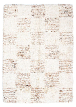 Hoogpolig tapijt - 243 x 172 cm - beige