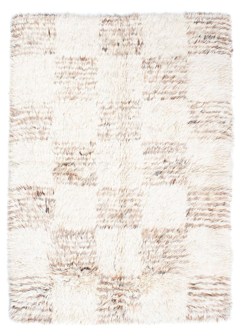 Hoogpolig tapijt - 243 x 172 cm - beige